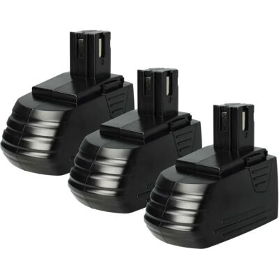 VHBW 3x Batería para linterna Hilti SFL 12/15 - NiMH 12V 3000mAh VHBW 3x Batería para linterna Hilti SFL 12/15 - NiMH 12V 3000mAh