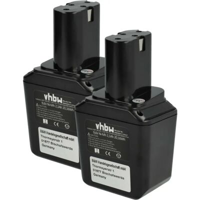 vhbw Batteria di ricambio Bosch 9,6V 2100mAh - Batteria vhbw Batteria di ricambio Bosch 9,6V 2100mAh - Batteria