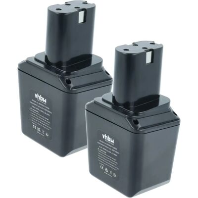 Vhbw 2x Batteria per Bosch PSR - 9,6V, 3000mAh NiMH Vhbw 2x Batteria per Bosch PSR - 9,6V, 3000mAh NiMH