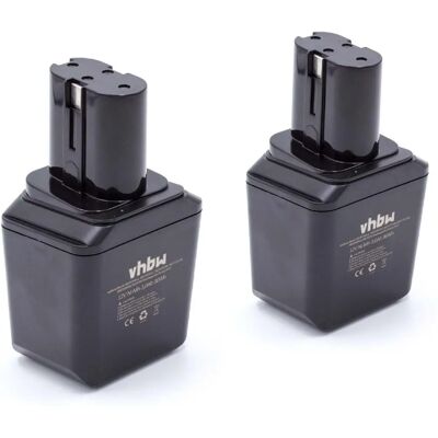 vhbw 2x Batería compatible con Bosch GSR Serie 1ª generación - 12V NiMH Negro vhbw 2x Batería compatible con Bosch GSR Serie 1ª generación - 12V NiMH Negro