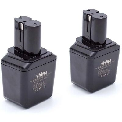 VHBW 2x Batteria per Bosch GSR 12 VES - 3000mAh NiMH VHBW 2x Batteria per Bosch GSR 12 VES - 3000mAh NiMH