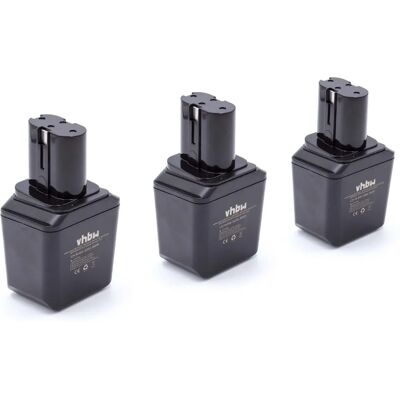 vhbw 3x Batería para Bosch PBM - 12V 3000mAh NiMH vhbw 3x Batería para Bosch PBM - 12V 3000mAh NiMH