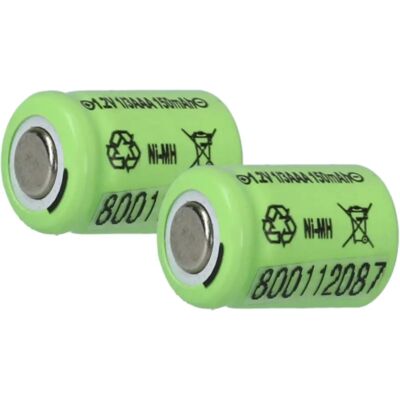 VHBW 2 x Batteria NiMH 1/3AAA per Modellismo - 150mAh - Alta Capacità VHBW 2 x Batteria NiMH 1/3AAA per Modellismo - 150mAh - Alta Capacità