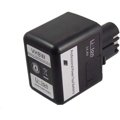 Batteria VHBW per strumenti Gesipa - 5000mAh Li-Ion 14,4V Batteria VHBW per strumenti Gesipa - 5000mAh Li-Ion 14,4V
