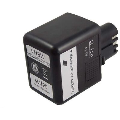 Batteria vhbw per Würth ANG 310, ANG 14 - 5000mAh Li-Ion, Nera - Batteria Batteria vhbw per Würth ANG 310, ANG 14 - 5000mAh Li-Ion, Nera - Batteria