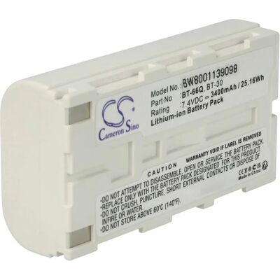 vhbw Batterie Topcon - Modèle FC-2000/FC100/FC120/FC200 - Haute Capacité Li-Ion - Blanc - Publicité vhbw Batterie Topcon - Modèle FC-2000/FC100/FC120/FC200 - Haute Capacité Li-Ion - Blanc - Publicité