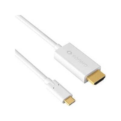 Sonero USB-C zu HDMI Kabel - 2m, Weiß - HDMI Kabel Sonero USB-C zu HDMI Kabel - 2m, Weiß - HDMI Kabel