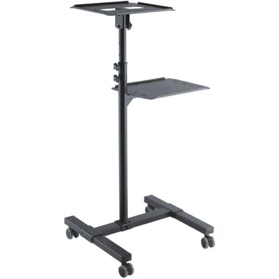 PureMounts PM-PCART-10 – Verstellbarer Projektorwagen - Schwarz PureMounts PM-PCART-10 – Verstellbarer Projektorwagen - Schwarz