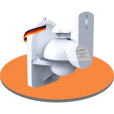 PureMounts White Speaker Wall Mount - 3.5kg - Universal Support PureMounts White Speaker Wall Mount - 3.5kg - Universal Support
