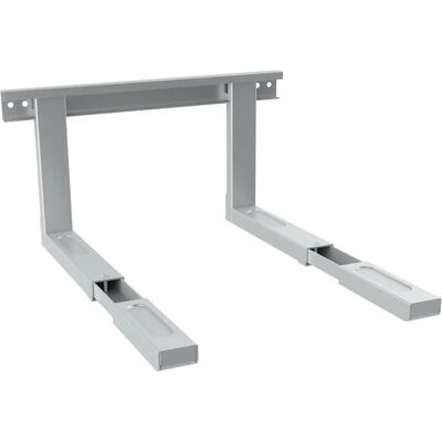 Suporte universal para microondas PureMounts, braço ajustável, prateado Suporte universal para microondas PureMounts, braço ajustável, prateado
