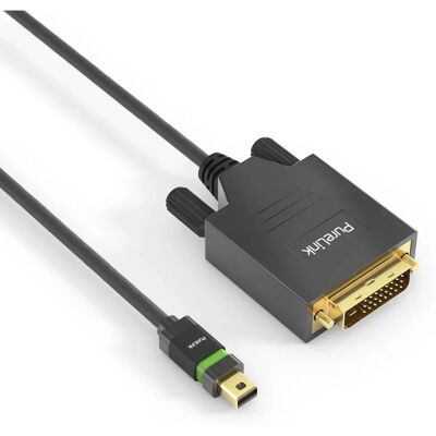 PureLink Kabel ULS Zert. 2K High Speed Mini-DisplayPort - DVI-D, 1 m, Schwarz PureLink Kabel ULS Zert. 2K High Speed Mini-DisplayPort - DVI-D, 1 m, Schwarz