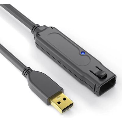 Cavo USB PureLink DS2100-240 - 24m - Nero - Estensione USB 2.0 Cavo USB PureLink DS2100-240 - 24m - Nero - Estensione USB 2.0