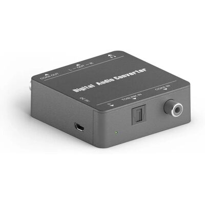 PureTools PT-C-DAC Audio-Konverter - Digital in Analoge, Schwarz PureTools PT-C-DAC Audio-Konverter - Digital in Analoge, Schwarz