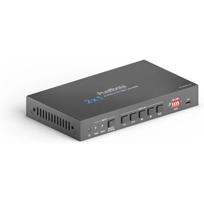 PureTools PT-PSW-21C Video-Umschalter - 4K Multi-Format HDMI Switcher PureTools PT-PSW-21C Video-Umschalter - 4K Multi-Format HDMI Switcher