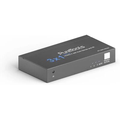 Interruttore HDMI PureTools PT-SW-HD3A - 4K 60Hz - 3x1 Interruttore HDMI PureTools PT-SW-HD3A - 4K 60Hz - 3x1