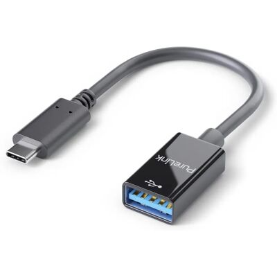 Adaptateur USB-C vers USB-A de PureLink - Noir - 0,10m - USB 3.1 OTG - Publicité Adaptateur USB-C vers USB-A de PureLink - Noir - 0,10m - USB 3.1 OTG - Publicité