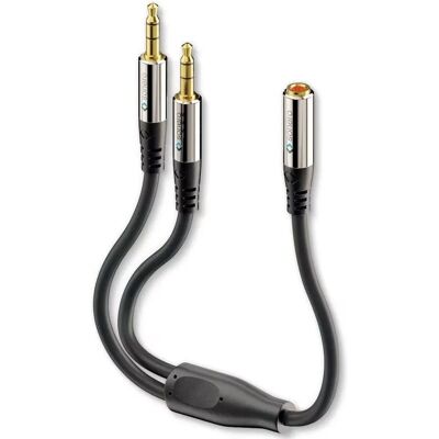 Câble audio Sonero S-ACA002 - 0,25m - Noir Câble audio Sonero S-ACA002 - 0,25m - Noir