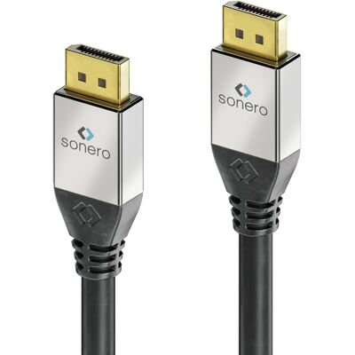 Sonero 2m Schwarzes DisplayPort Kabel - 4K UltraHD Sonero 2m Schwarzes DisplayPort Kabel - 4K UltraHD