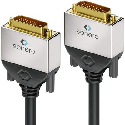 Sonero DVI Kabel 1,5m Dual Link Schwarz Sonero DVI Kabel 1,5m Dual Link Schwarz