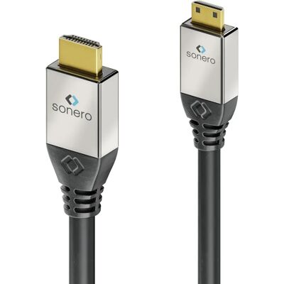 Sonero Son HC200-010 HDMI Kabel - 1m, Schwarz, 4K 60Hz, Ethernet Sonero Son HC200-010 HDMI Kabel - 1m, Schwarz, 4K 60Hz, Ethernet