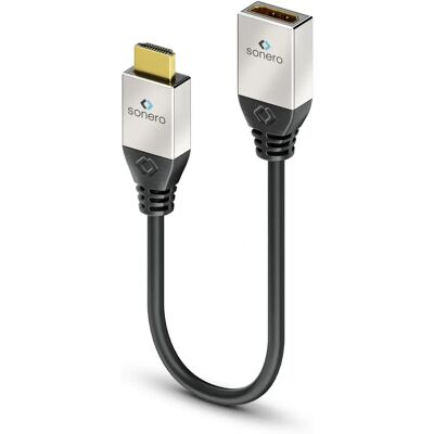 Sonero HDMI Kabel - 0,25m, Schwarz, 4K Ultra HD / 60Hz - HDMI Kabel Sonero HDMI Kabel - 0,25m, Schwarz, 4K Ultra HD / 60Hz - HDMI Kabel