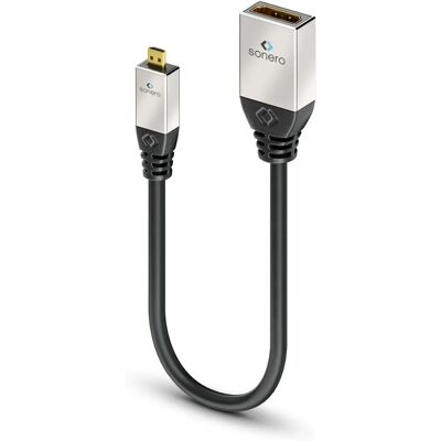 Sonero S-HCA001 HDMI Micro D to HDMI A 0.25m - HDMI Cable Sonero S-HCA001 HDMI Micro D to HDMI A 0.25m - HDMI Cable