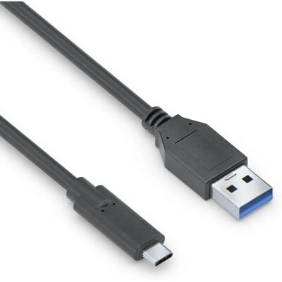 PureLink USB-C auf USB-A Kabel - Schwarz - 0,5m - USB 3.2 Gen 1 PureLink USB-C auf USB-A Kabel - Schwarz - 0,5m - USB 3.2 Gen 1