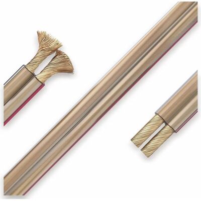 Purelink högtalarkabel, 2x2,5 mm², 100 m, genomskinlig Purelink högtalarkabel, 2x2,5 mm², 100 m, genomskinlig