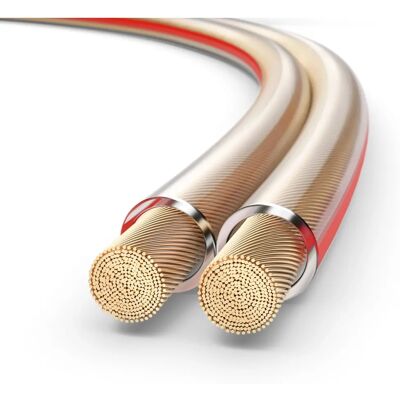 Cable de altavoz Purelink, 2x2,5 mm², 100 m, transparente Cable de altavoz Purelink, 2x2,5 mm², 100 m, transparente