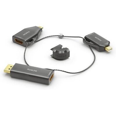 Kit adattatori video PureLink IQ-AR200 - 4K HDMI, DisplayPort, USB-C Kit adattatori video PureLink IQ-AR200 - 4K HDMI, DisplayPort, USB-C
