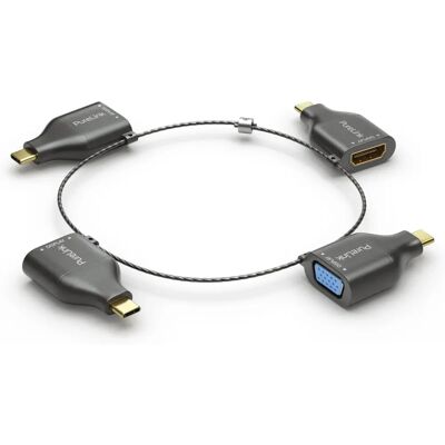 PureLink IQ-AR300 Anneau adaptateur USB-C 4K - Publicité PureLink IQ-AR300 Anneau adaptateur USB-C 4K - Publicité