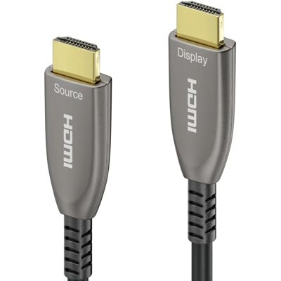 Sonero Schwarzes 25m HDMI-Kabel - HDMI 2.0b, HDR, Aktiv Hybrid Sonero Schwarzes 25m HDMI-Kabel - HDMI 2.0b, HDR, Aktiv Hybrid