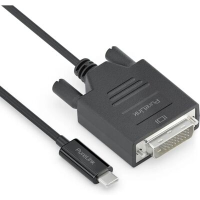 Purelink Kabel IS2211-015 USB Type-C - DVI-D, 1.5 m, Schwarz Purelink Kabel IS2211-015 USB Type-C - DVI-D, 1.5 m, Schwarz