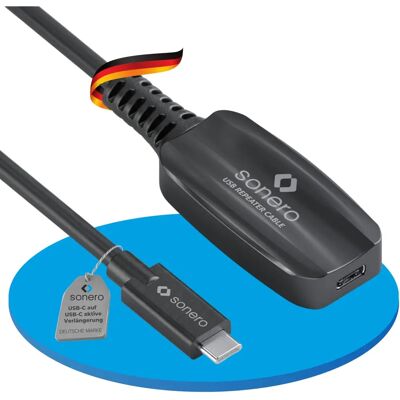 PureLink USB 3.2 Aktives Verlängerungskabel - 10m - Schwarz PureLink USB 3.2 Aktives Verlängerungskabel - 10m - Schwarz