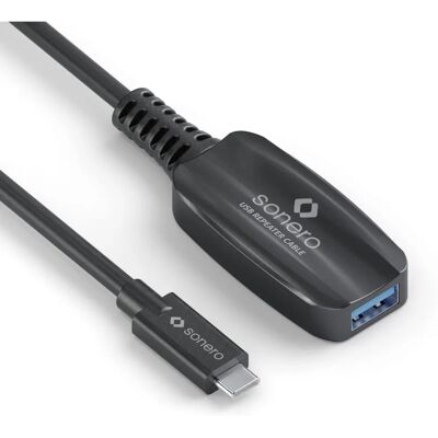 Purelink Sonero USB 3.2 Verlängerung - Schwarz - 5m Purelink Sonero USB 3.2 Verlängerung - Schwarz - 5m