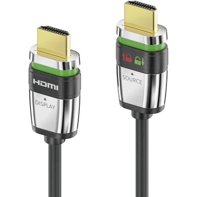 Cable HDMI FiberX FX-I355-040 - 40m - 4K HDMI 2.0, Oro, Gris/Plata Cable HDMI FiberX FX-I355-040 - 40m - 4K HDMI 2.0, Oro, Gris/Plata