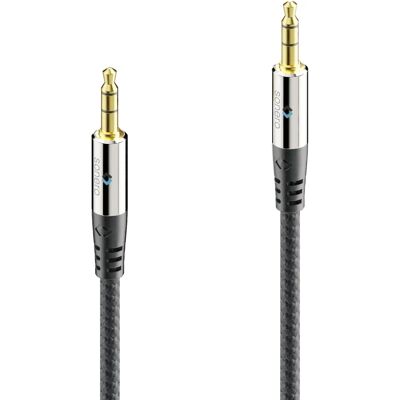 Sonero S-AC505-020 Premium Audiokabel - 2m - Grau Sonero S-AC505-020 Premium Audiokabel - 2m - Grau