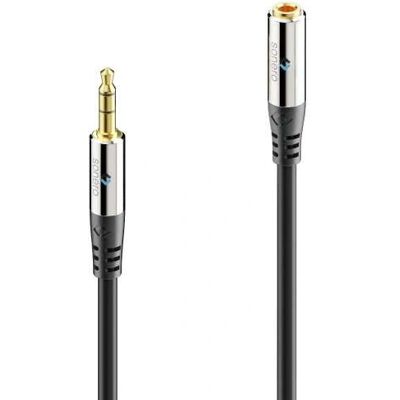 Sonero S-AC550-030 audio kabel - 3m - Zwart Sonero S-AC550-030 audio kabel - 3m - Zwart