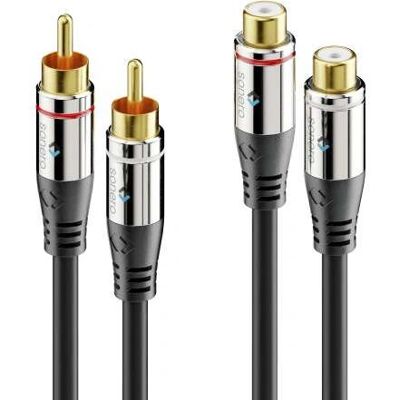 Sonero 1.5m RCA Audio Cable - Black Sonero 1.5m RCA Audio Cable - Black