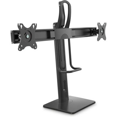 PureMounts Doppelmonitorhalterung - Schwarz - VESA 75x75/100x100 PureMounts Doppelmonitorhalterung - Schwarz - VESA 75x75/100x100