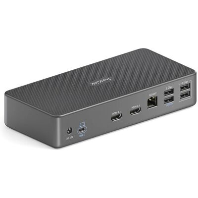 Purelink VL-D200 Laptop Dock - Dual Display, USB4, Grau Purelink VL-D200 Laptop Dock - Dual Display, USB4, Grau