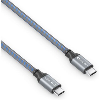 Sonero USB-C 0,5m Grijs/Blauw - USB Kabel Sonero USB-C 0,5m Grijs/Blauw - USB Kabel