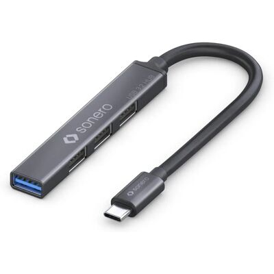 Purelink Sonero Hub USB-C - 4 Puertos - Space Grey Purelink Sonero Hub USB-C - 4 Puertos - Space Grey