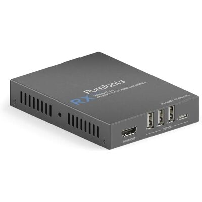 PureTools PT-HDBT-1020HU-RX AV Extender - 4K HDMI/USB PureTools PT-HDBT-1020HU-RX AV Extender - 4K HDMI/USB