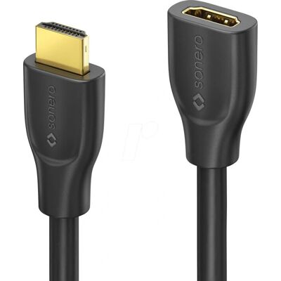 Sonero HDMI Kabel 0,5m - Ondersteunt 4K UltraHD - Zwart Sonero HDMI Kabel 0,5m - Ondersteunt 4K UltraHD - Zwart