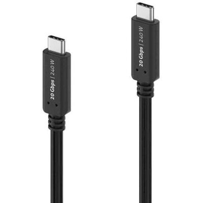 PureLink - Cable USB4 USB-C 1.5m Negro - Datos y Energía Rápidos PureLink - Cable USB4 USB-C 1.5m Negro - Datos y Energía Rápidos