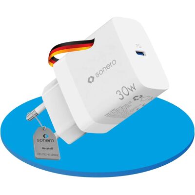 Purelink Sonero SON X-PS106 USB-Ladegerät - 30 W, GaN, USB-C, Weiß Purelink Sonero SON X-PS106 USB-Ladegerät - 30 W, GaN, USB-C, Weiß