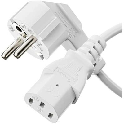 Cavo di alimentazione Sonero - 10m Bianco IEC C13 Cavo di alimentazione Sonero - 10m Bianco IEC C13