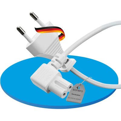 SONERO - C7W-030W - Euro-Stecker - C7 - Netzkabel SONERO - C7W-030W - Euro-Stecker - C7 - Netzkabel