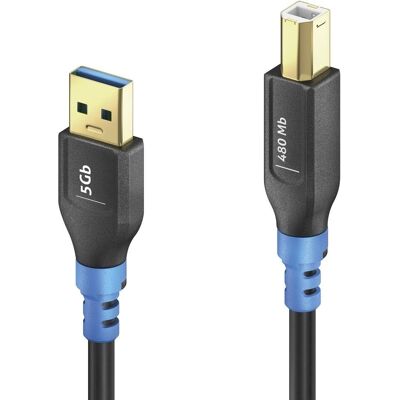 PureLink FI-U200-030-PCK USB-Kabel USB 2.0 3 m Schwarz, Blau PureLink FI-U200-030-PCK USB-Kabel USB 2.0 3 m Schwarz, Blau